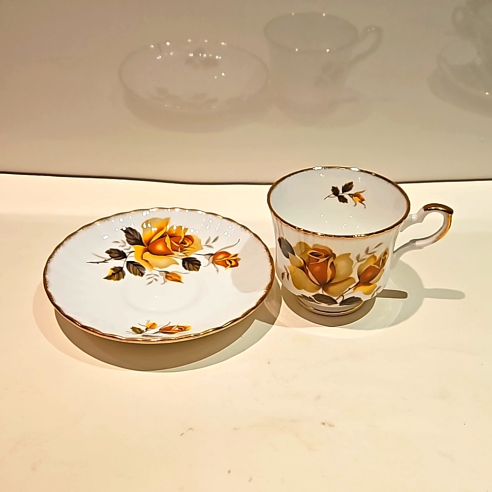 Vintage Royal Stafford tea cup and sauce